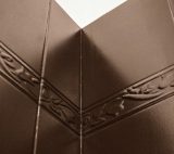 ceramic tiles painted in colour ral-8017