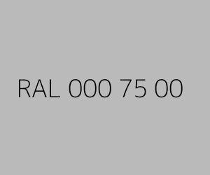 Renk RAL 000 75 00 