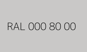 Renk RAL 000 80 00