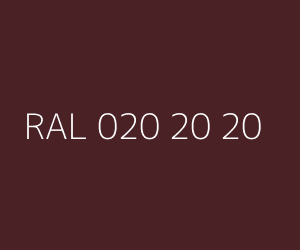 Renk RAL 020 20 20 