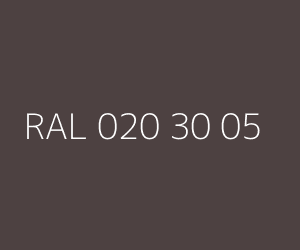 Renk RAL 020 30 05 