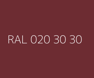 Renk RAL 020 30 30 