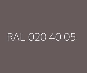 Renk RAL 020 40 05 