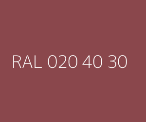 Renk RAL 020 40 30 