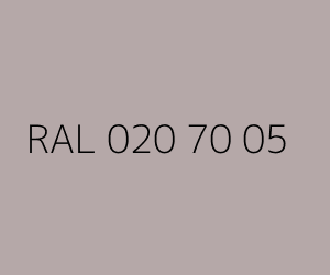 Renk RAL 020 70 05 