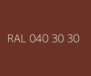 Renk RAL 040 30 30 