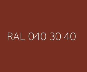 Renk RAL 040 30 40 
