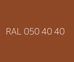 Renk RAL 050 40 40 