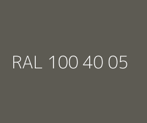 Renk RAL 100 40 05 