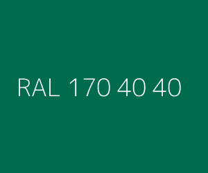 Renk RAL 170 40 40 