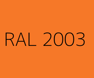 Renk RAL 2003 PASTEL ORANGE