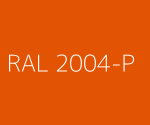 Renk RAL 2004-P PURE ORANGE