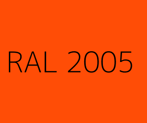 Renk RAL 2005 LUMINOUS ORANGE