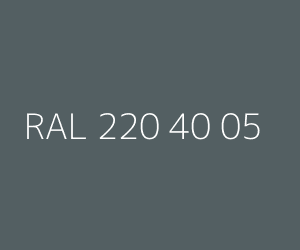 Renk RAL 220 40 05 