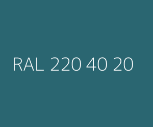 Renk RAL 220 40 20 