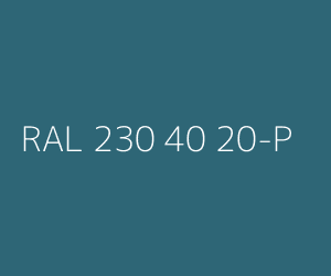 Renk RAL 230 40 20-P 