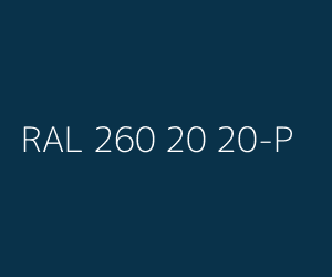 Renk RAL 260 20 20-P 