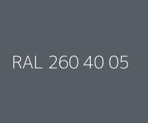 Renk RAL 260 40 05 