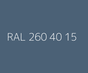 Renk RAL 260 40 15 
