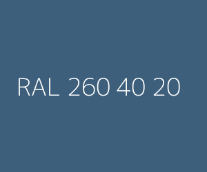 Renk RAL 260 40 20 