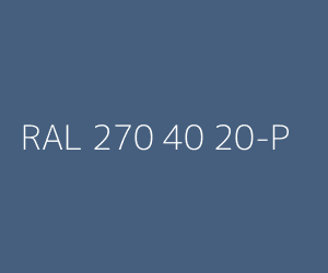 Renk RAL 270 40 20-P 