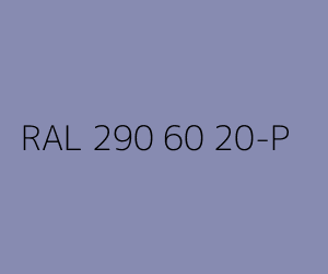 Renk RAL 290 60 20-P 