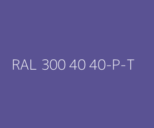 Renk RAL 300 40 40-P-T 