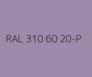 Renk RAL 310 60 20-P 