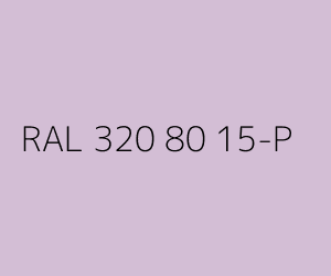 Renk RAL 320 80 15-P 