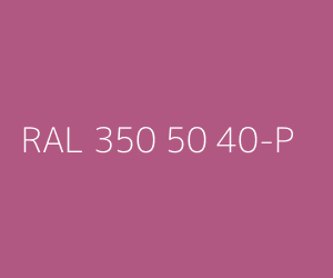 Renk RAL 350 50 40-P 