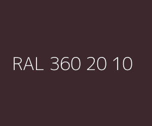 Renk RAL 360 20 10 