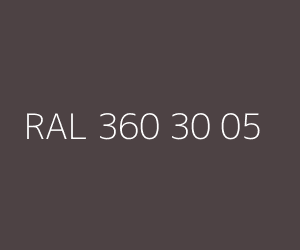 Renk RAL 360 30 05 