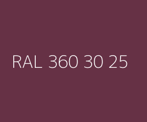 Renk RAL 360 30 25 