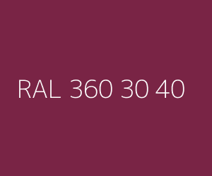 Renk RAL 360 30 40 