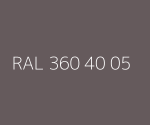 Renk RAL 360 40 05 
