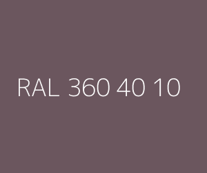 Renk RAL 360 40 10 