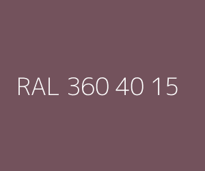 Renk RAL 360 40 15 