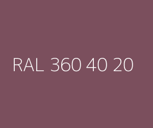 Renk RAL 360 40 20 