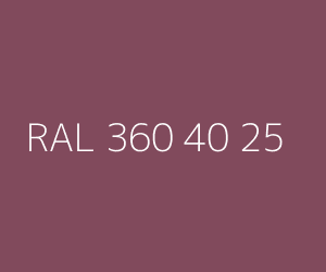 Renk RAL 360 40 25 