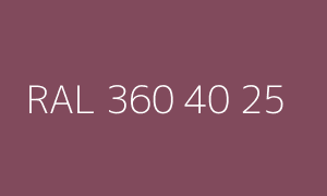 Renk RAL 360 40 25