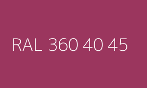 Renk RAL 360 40 45
