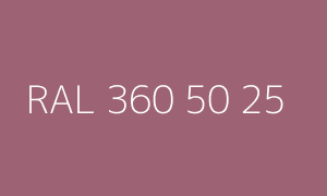 Renk RAL 360 50 25