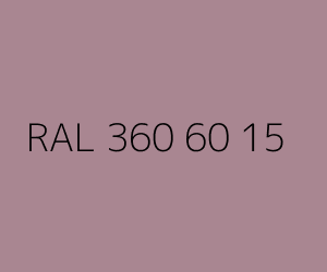 Renk RAL 360 60 15 