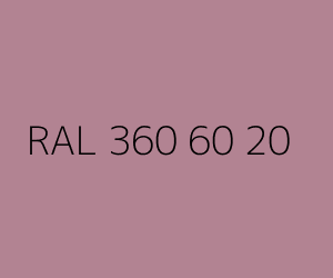 Renk RAL 360 60 20 