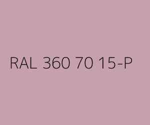 Renk RAL 360 70 15-P 