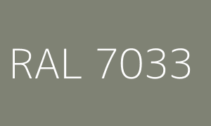Renk RAL 7033