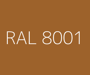 Renk RAL 8001 OCHRE BROWN