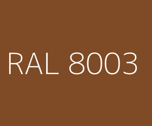 Renk RAL 8003 CLAY BROWN