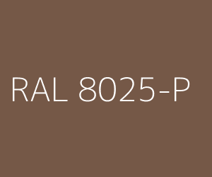Renk RAL 8025-P PALE BROWN