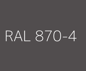 Renk RAL 870-4 